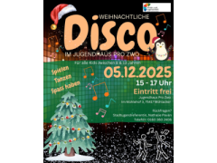 Weihnachtliche Disco im Jugendhaus ProZwo