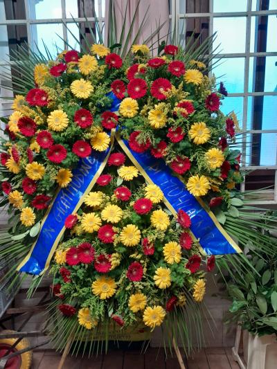 Bild vom Kranz der Stadt Mühlacker für Senator Pietro Fabris