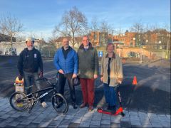 Einweihung des Kleinkinderpumptracks in den Enzgärten