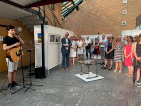 Einweihung der Ausstellung