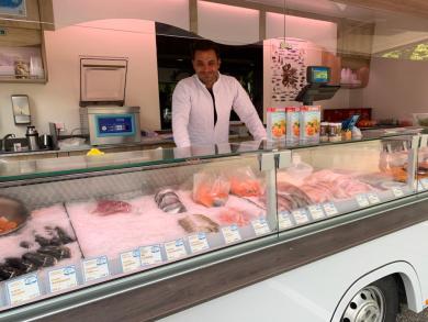 Marktstand Fisch Moby’Dick